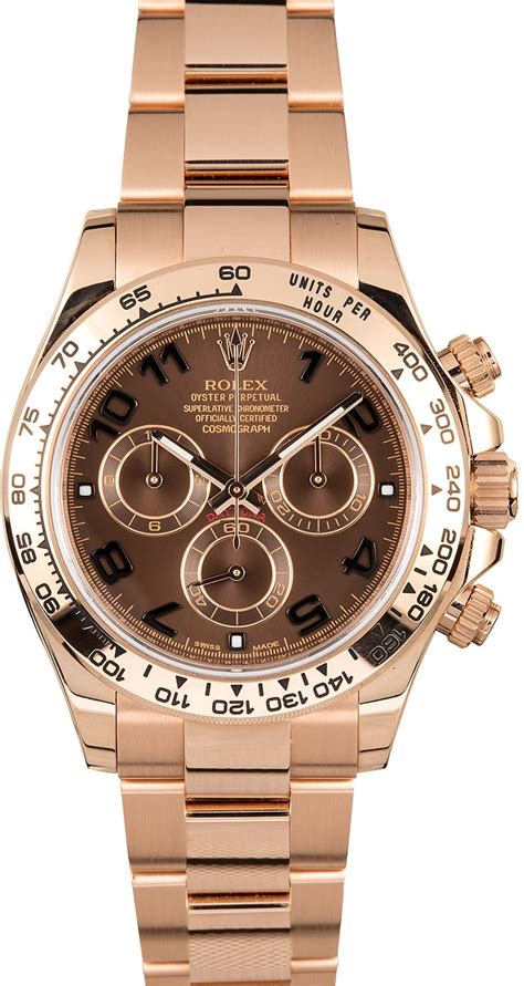 Rolex daytona chocolate rose gold